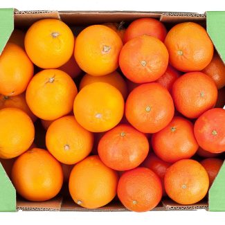 Caja de naranjas