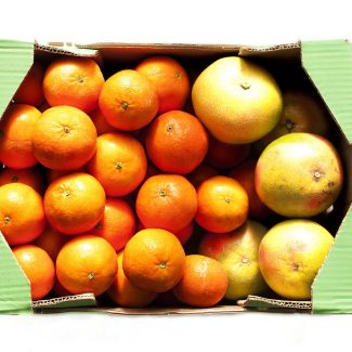 Caja de naranjas