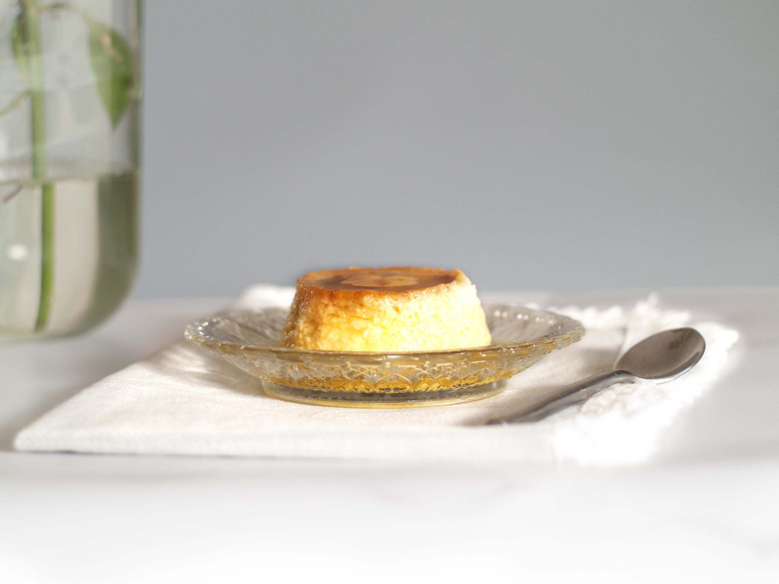 Flan de naranja